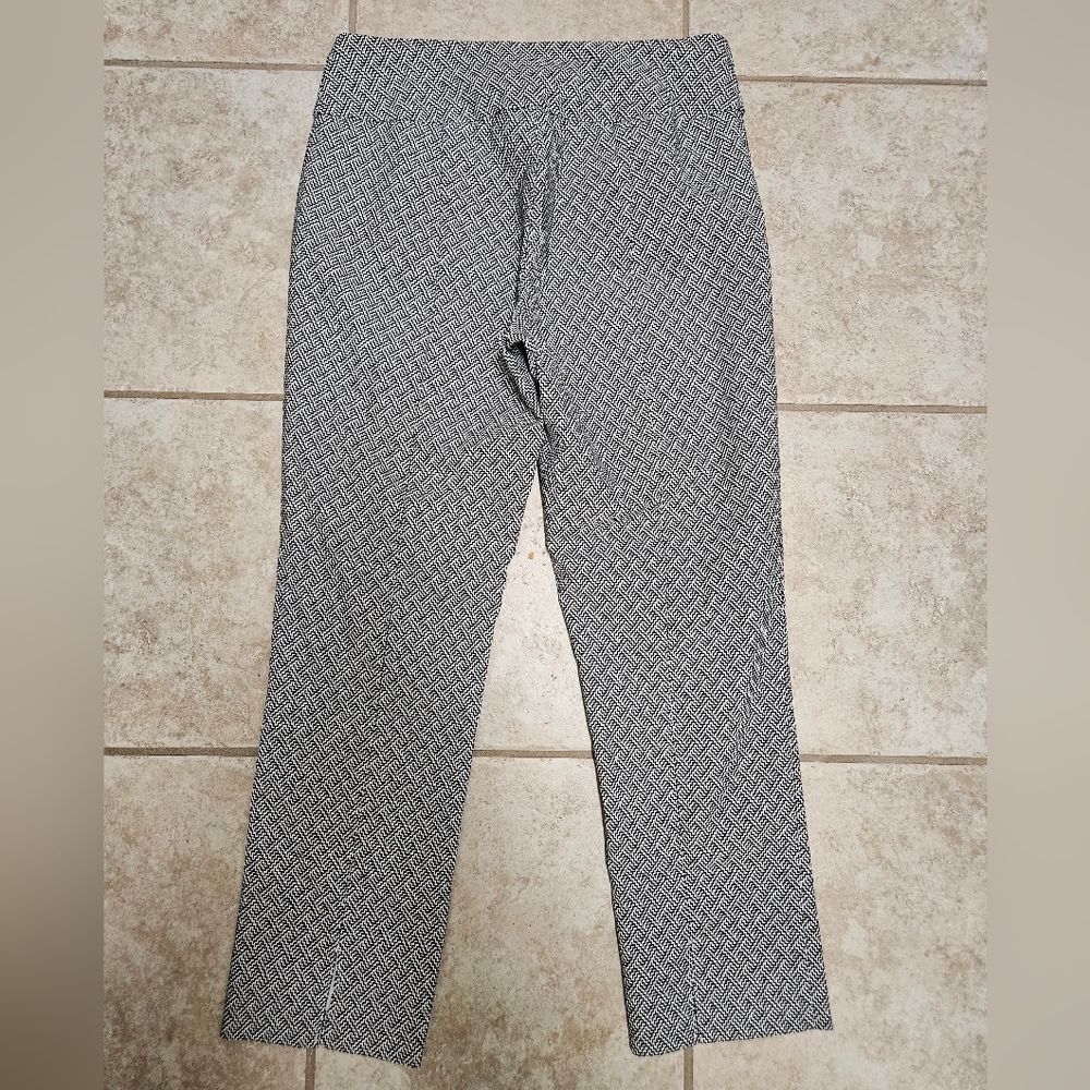 Tribal Black and White Zigzag Pants